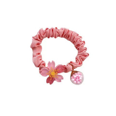 Women's Flower Glass Ball Hair Ring Hair Accessories