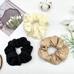 Colorful Boho Large Scrunchies Women Hair Accessory