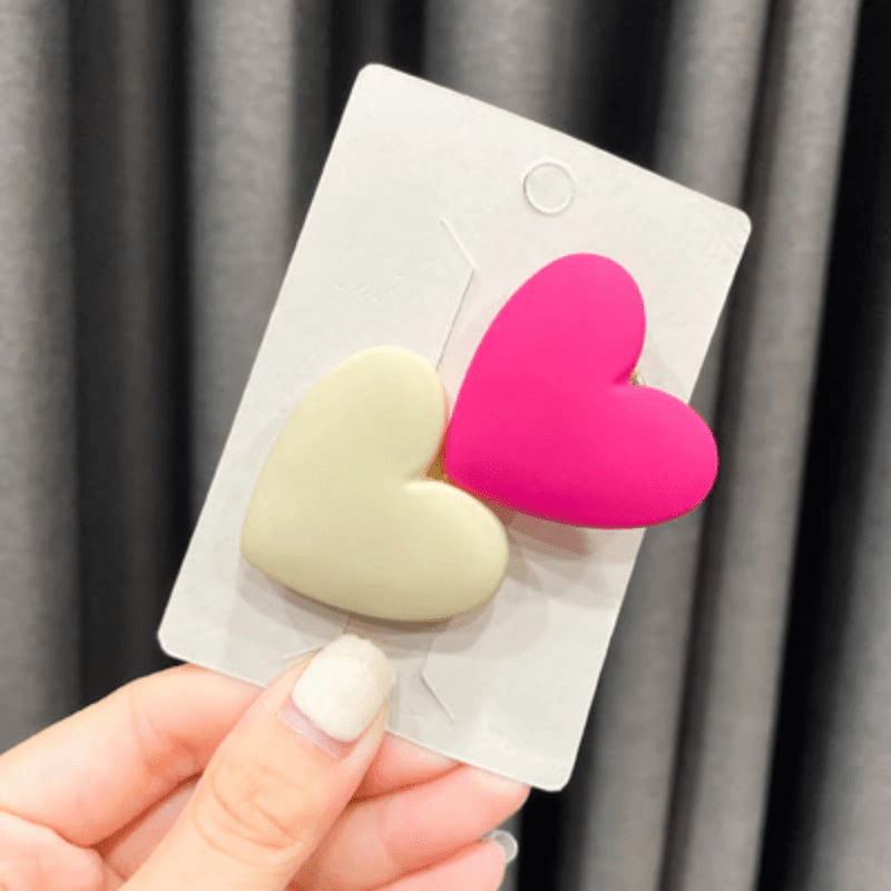 Sweet Candy Heart Decor Hair Clip for Girls