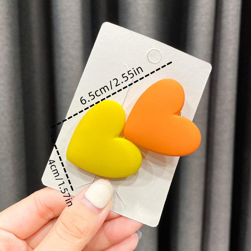 Sweet Candy Heart Decor Hair Clip for Girls