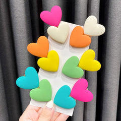 Sweet Candy Heart Decor Hair Clip for Girls