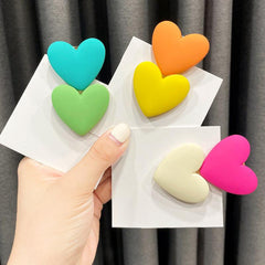 Sweet Candy Heart Decor Hair Clip for Girls