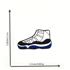 25pcs PVC Basketball Shoe Pattern Charm Buckle Sandal Accessories