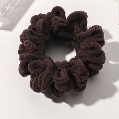 Flocking Hair Tie Seamless Hair Ring Ponytail Holder Hair Accessories
