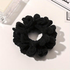 Flocking Hair Tie Seamless Hair Ring Ponytail Holder Hair Accessories