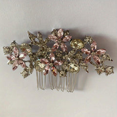 Bridal Crystal Rhinestone Hair Comb Side Insert Comb Head Jewelry