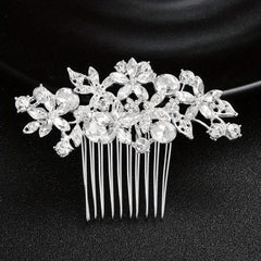 Bridal Crystal Rhinestone Hair Comb Side Insert Comb Head Jewelry