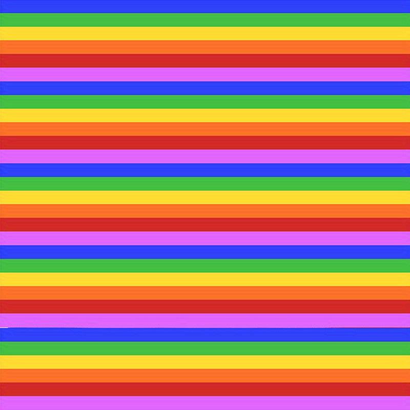 Pride Month Rainbow Stripe Headband Hippie Style Handkerchief