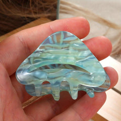 Small Gradient Hair Claw for Women Girls