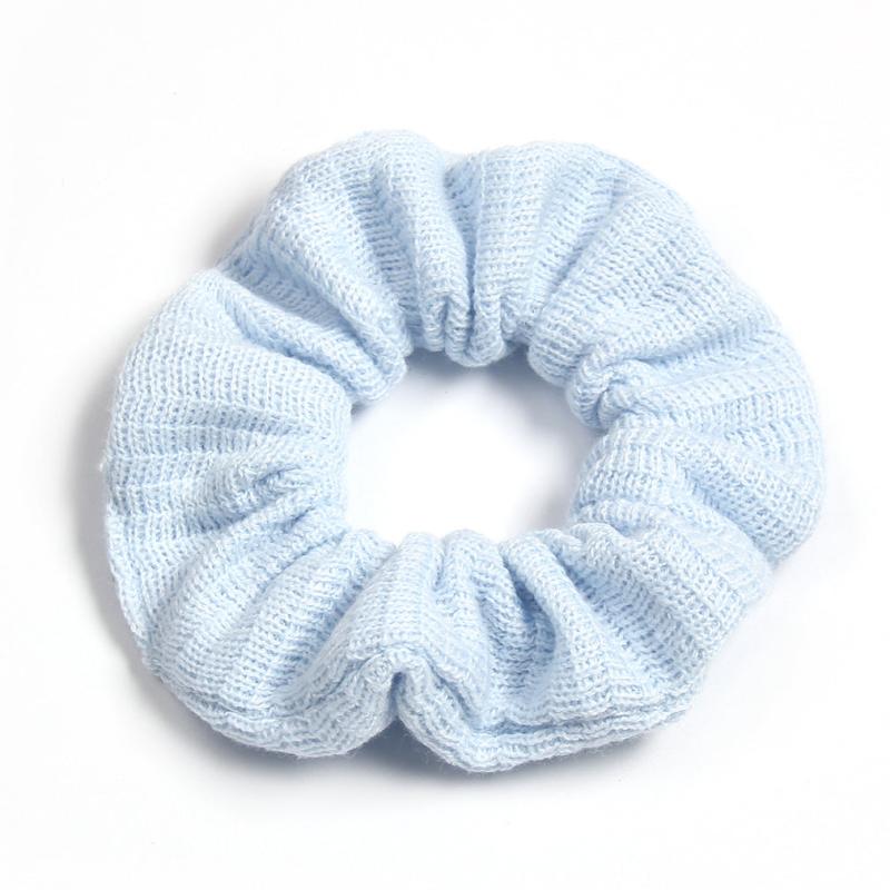 Solid Elastic Scrunchie For Women Girls Soft Scrunchies Fit Curly Fine Thick Thi