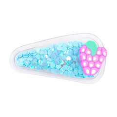 Sequin Inlaid Baby Girl Hair Clip Snap Cartoon Fruit Decor Side Hair Bang