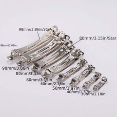 10pcs DIY French Barrette Style Hair Clip Hair Accessories For Women Girls