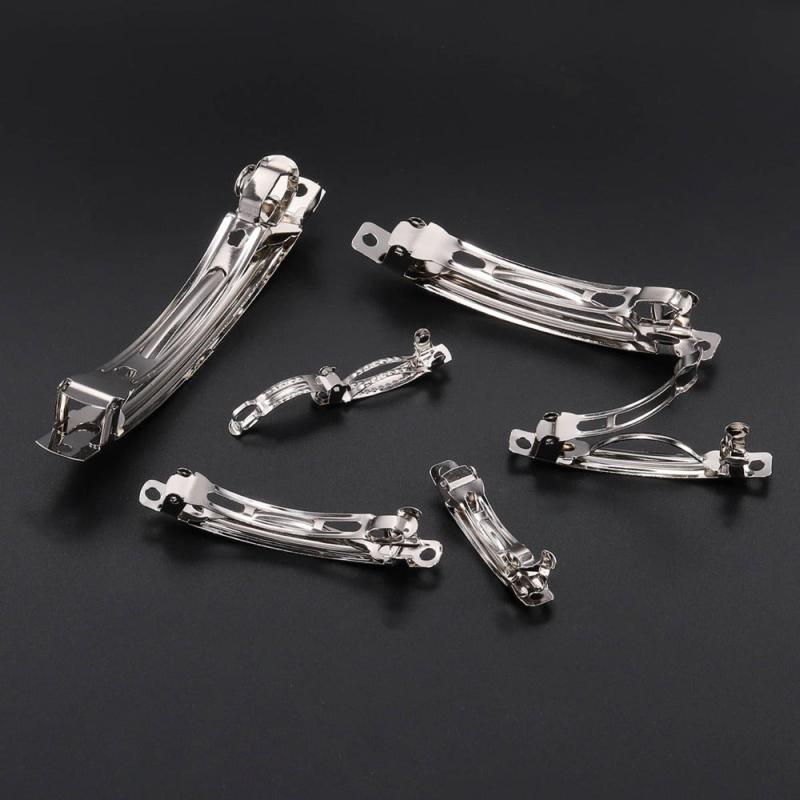 10pcs DIY French Barrette Style Hair Clip Hair Accessories For Women Girls