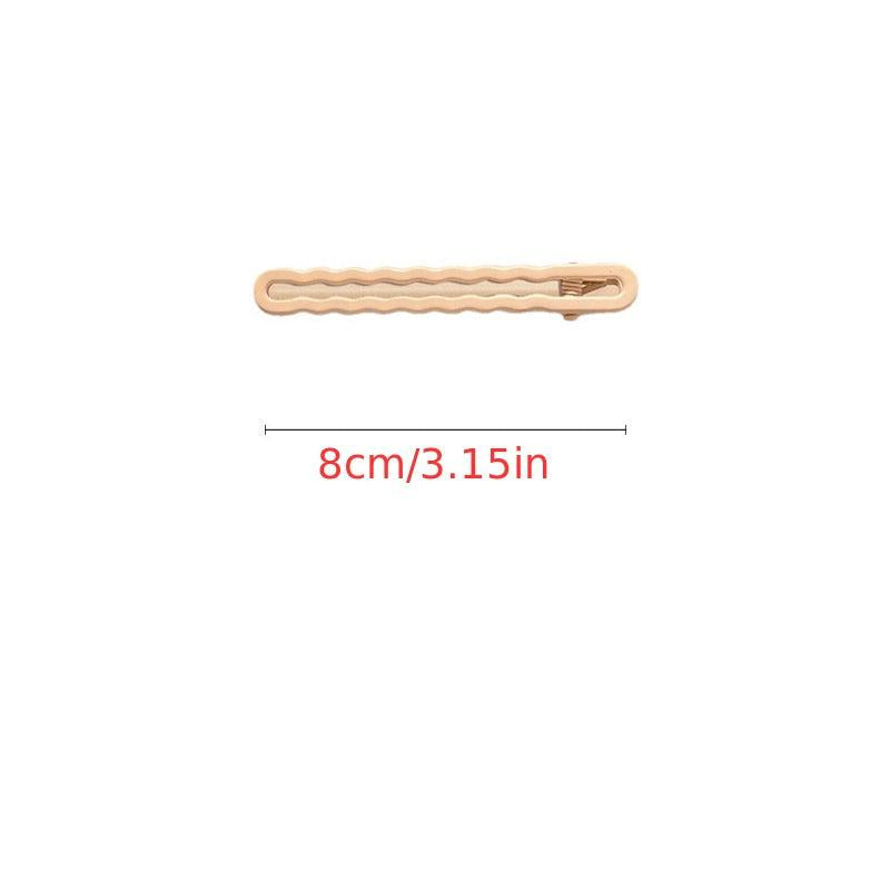 3pcs Hollow Hair Clip Wavy Duck Billed Star Shaped Hair Clip