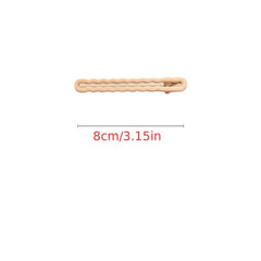 3pcs Hollow Hair Clip Wavy Duck Billed Star Shaped Hair Clip