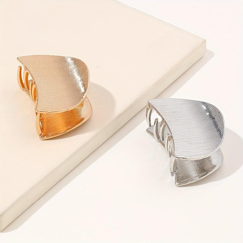 Metal Hair Claw Clip Ponytail Holder Jaw Claw Clip For Women Girls