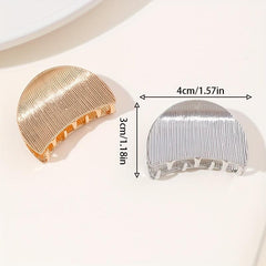 Metal Hair Claw Clip Ponytail Holder Jaw Claw Clip For Women Girls