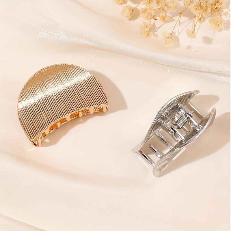Metal Hair Claw Clip Ponytail Holder Jaw Claw Clip For Women Girls