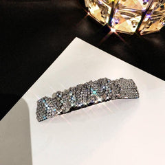 Rectangle Rhinestone Hair Clip for Women Girls
