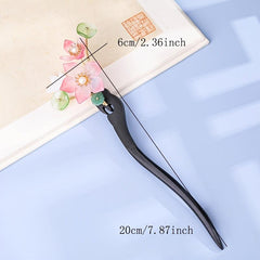 Chinese Style Vintage Wooden Chignon Hairpin