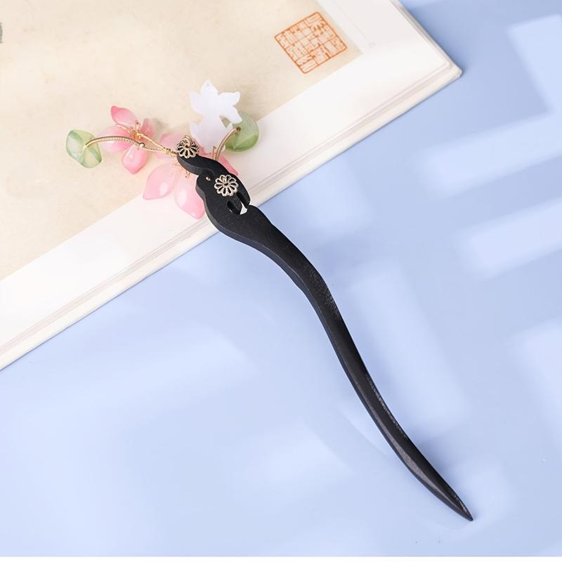 Chinese Style Vintage Wooden Chignon Hairpin