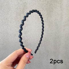 Frosted Headband Sports Face Wash Hair Clip