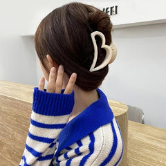 4pcs Heart Hair Claw Clips for Women Girls