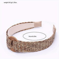 Bohemian Retro Headband Wide brimmed Hair Hoop Women's Hair Accessories
