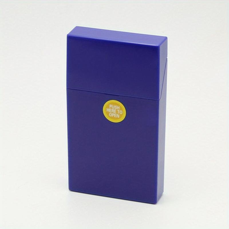 Plastic Automatic Open Cigarette Case Extended Slim 20pcs Cigarettes Storage