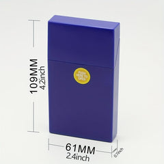 Plastic Automatic Open Cigarette Case Extended Slim 20pcs Cigarettes Storage