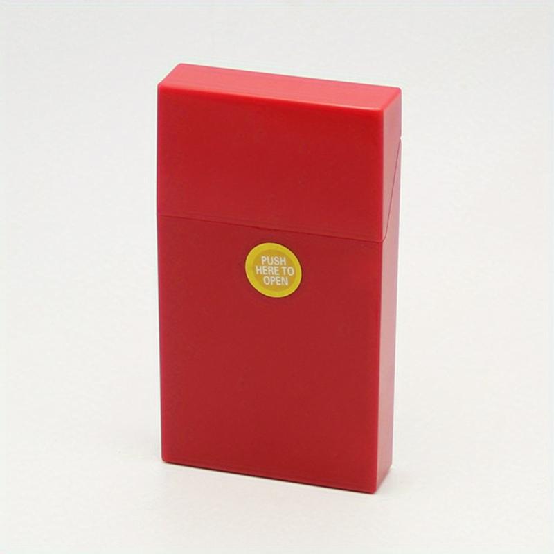 Plastic Automatic Open Cigarette Case Extended Slim 20pcs Cigarettes Storage