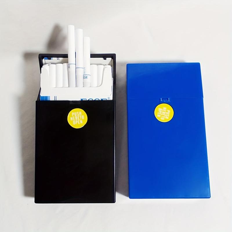 Plastic Automatic Open Cigarette Case Extended Slim 20pcs Cigarettes Storage