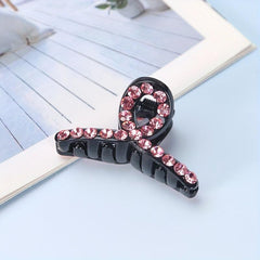 Rhinestone Hair Claw Clip Non-slip for Side Hair Bang Braids