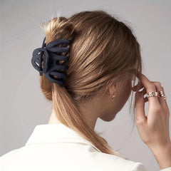 4pcs Matte Hair Claw Ponytail Holder Octopus Shape Hair Accessories