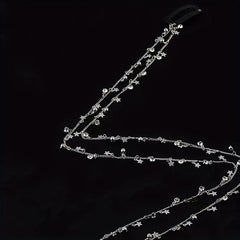 Silvery Braided Chain Tassel Ponytail Decoration Hair Accessories