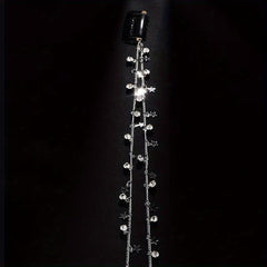 Silvery Braided Chain Tassel Ponytail Decoration Hair Accessories