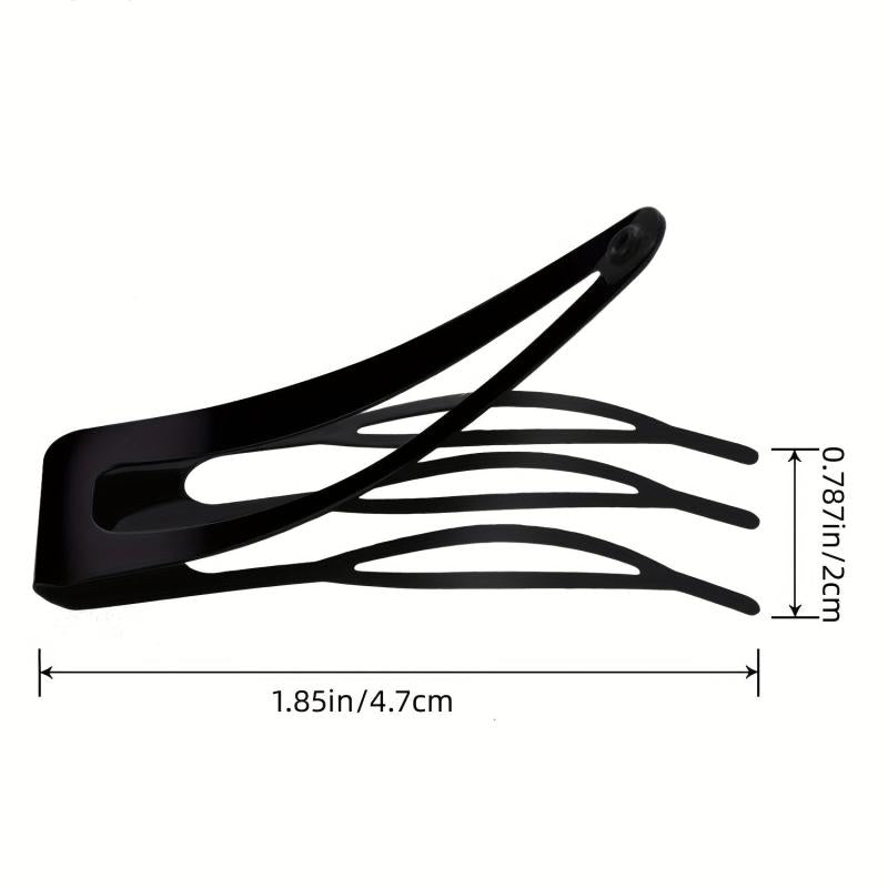 Metal Snap Clip Nonslip Hair Clip Style Hair Clip