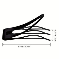 Metal Snap Clip Nonslip Hair Clip Style Hair Clip