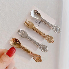 2pcs Alloy Duck Billed Hair Clip for Side Hair Bangs Braids