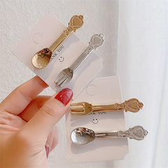 2pcs Alloy Duck Billed Hair Clip for Side Hair Bangs Braids