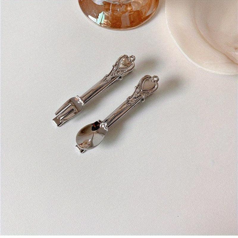 2pcs Alloy Duck Billed Hair Clip for Side Hair Bangs Braids