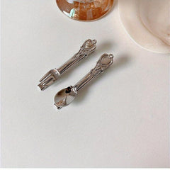 2pcs Alloy Duck Billed Hair Clip for Side Hair Bangs Braids