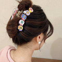 Cartoon Hair Claw Banana Clip Headwear Non Slip Accessory