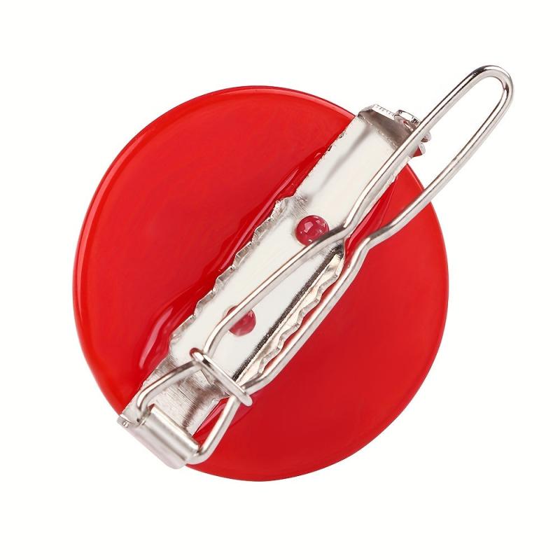 Resin Devil Horn Shaped Hair Clip for Halloween Party