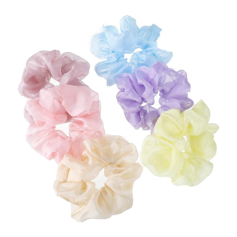 Mesh Elastic Hair Bands Ponytail Hair Tie Girl Hair Accessories