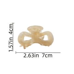 Iridescent Marbled Hair Claw Clip