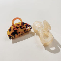Iridescent Marbled Hair Claw Clip