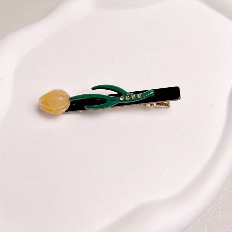 Cartoon Tulip Decor Hair Clip for Women Girls