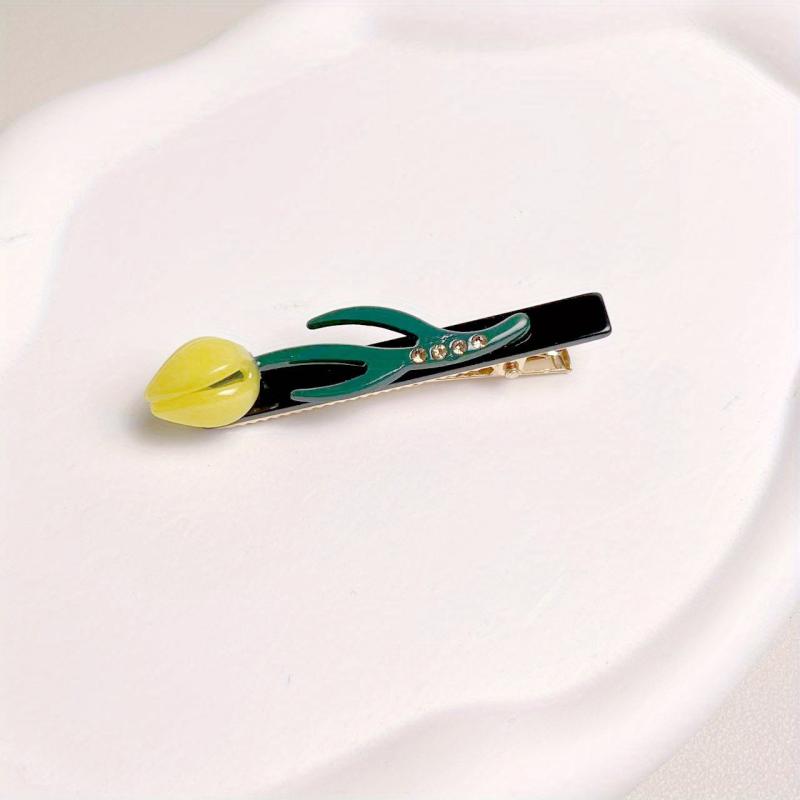 Cartoon Tulip Decor Hair Clip for Women Girls