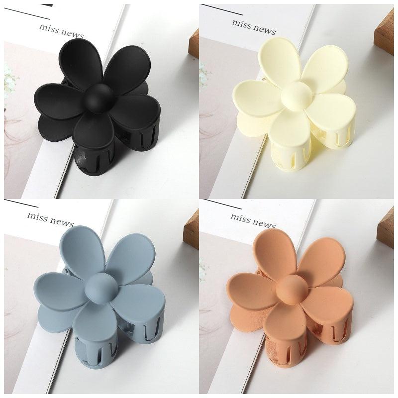 Flower Hair Claw Clip Nonslip Ponytail Holder for Women Girls